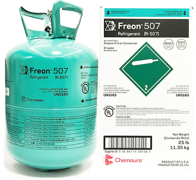 R-507 Kältemittel 11,3 kg Flasche