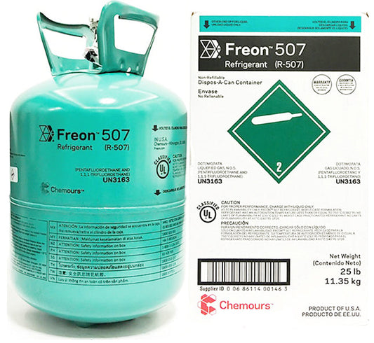 R-507 Kältemittel 11,3 kg Flasche