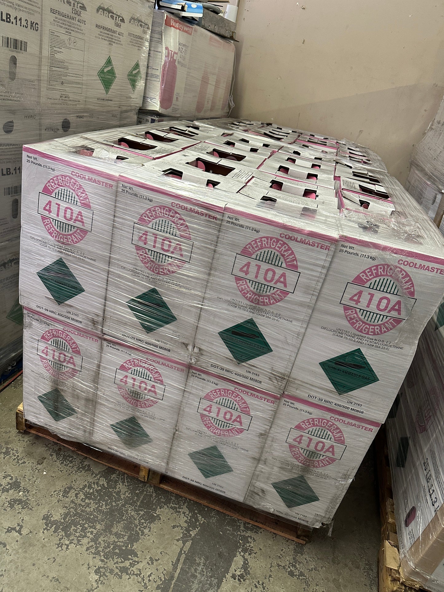 R-410A Kältemittel 11,3 kg Flasche