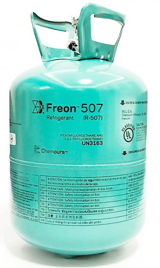 R-507 Kältemittel 11,3 kg Flasche