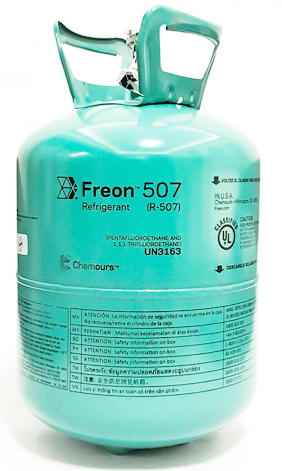 R-507 Kältemittel – 11,3 kg Flasche