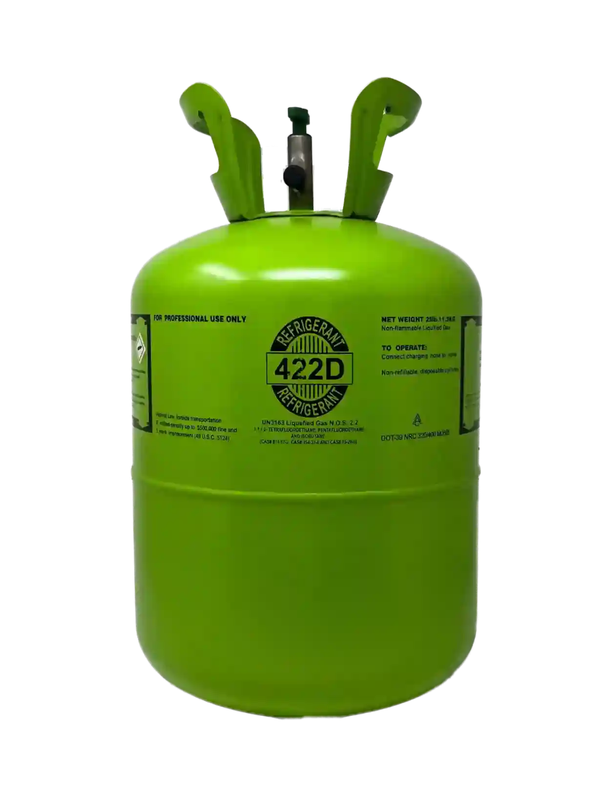 R-422D Kältemittel 11,3 kg Flasche
